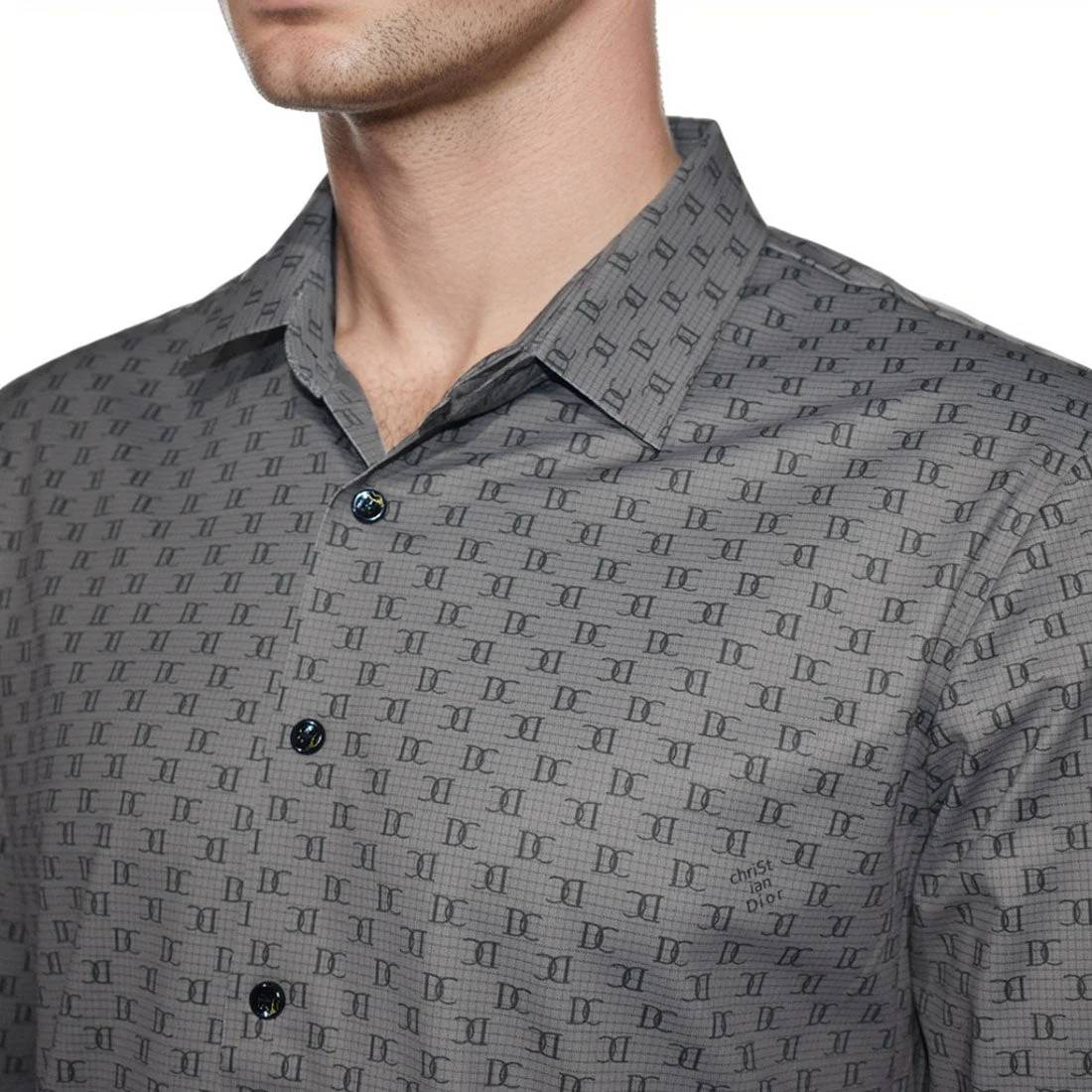 Dior Grey Premium Quality Shirt-2