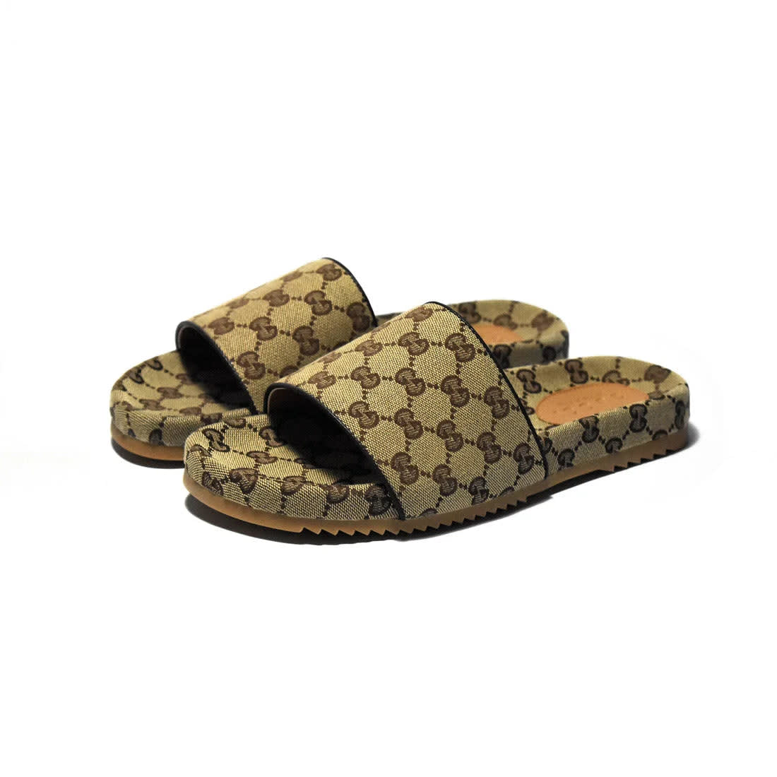 Gucci Brown Premium Quality Men's Flip-Flops-0