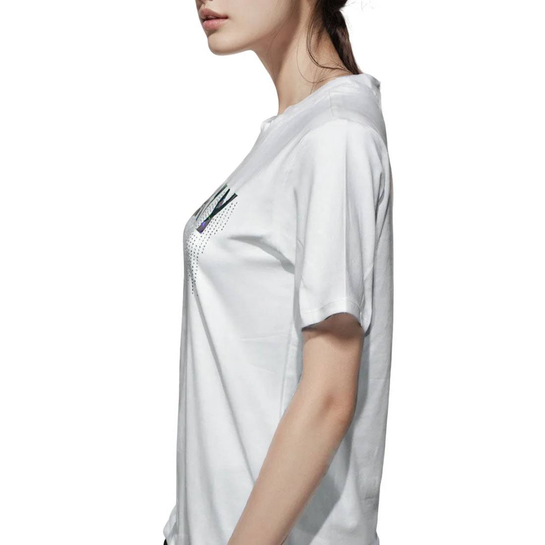 DKNY White Premium Quality Women T-shirt-2