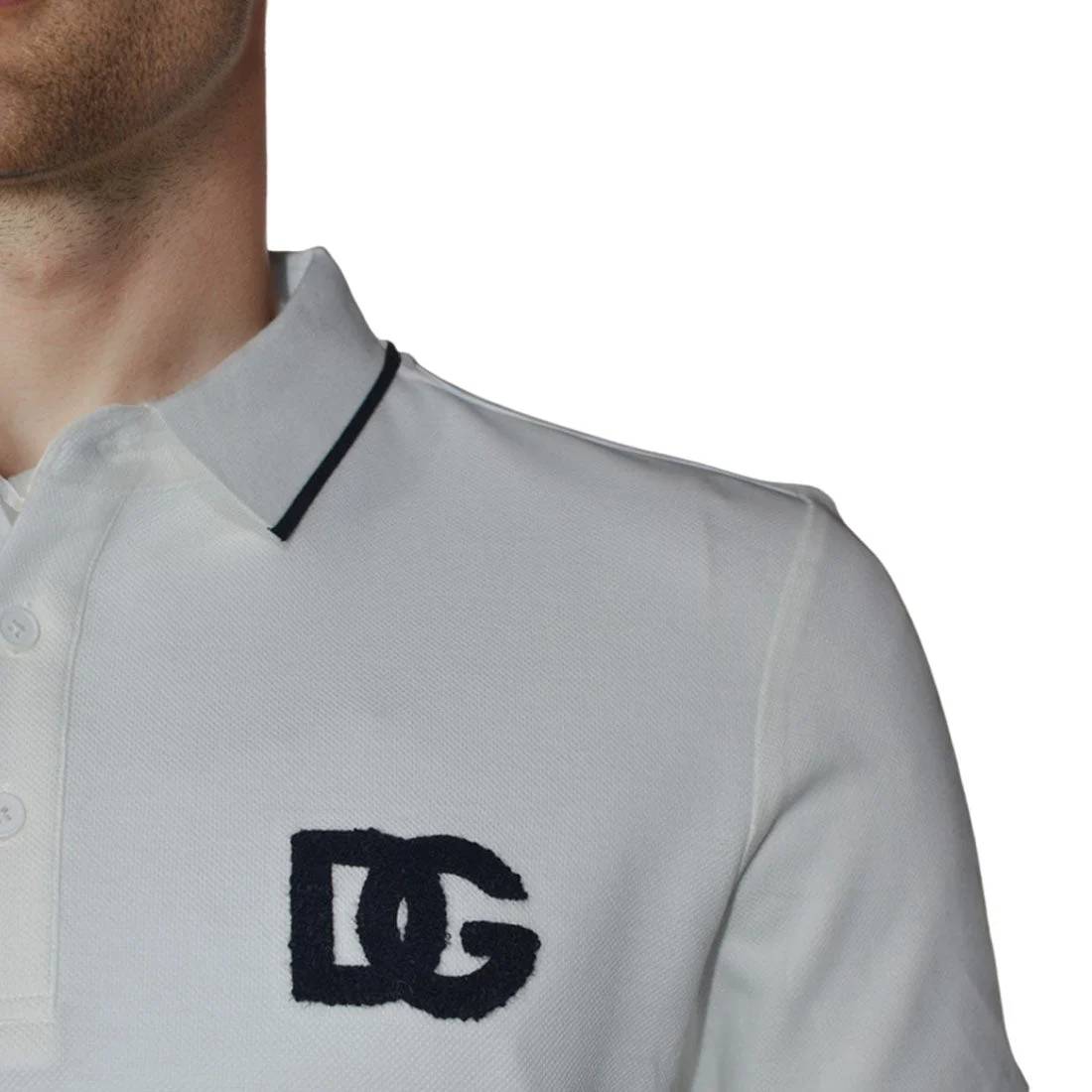 Dolce & Gabbana Embroidery logo White Premium T-shirt-4