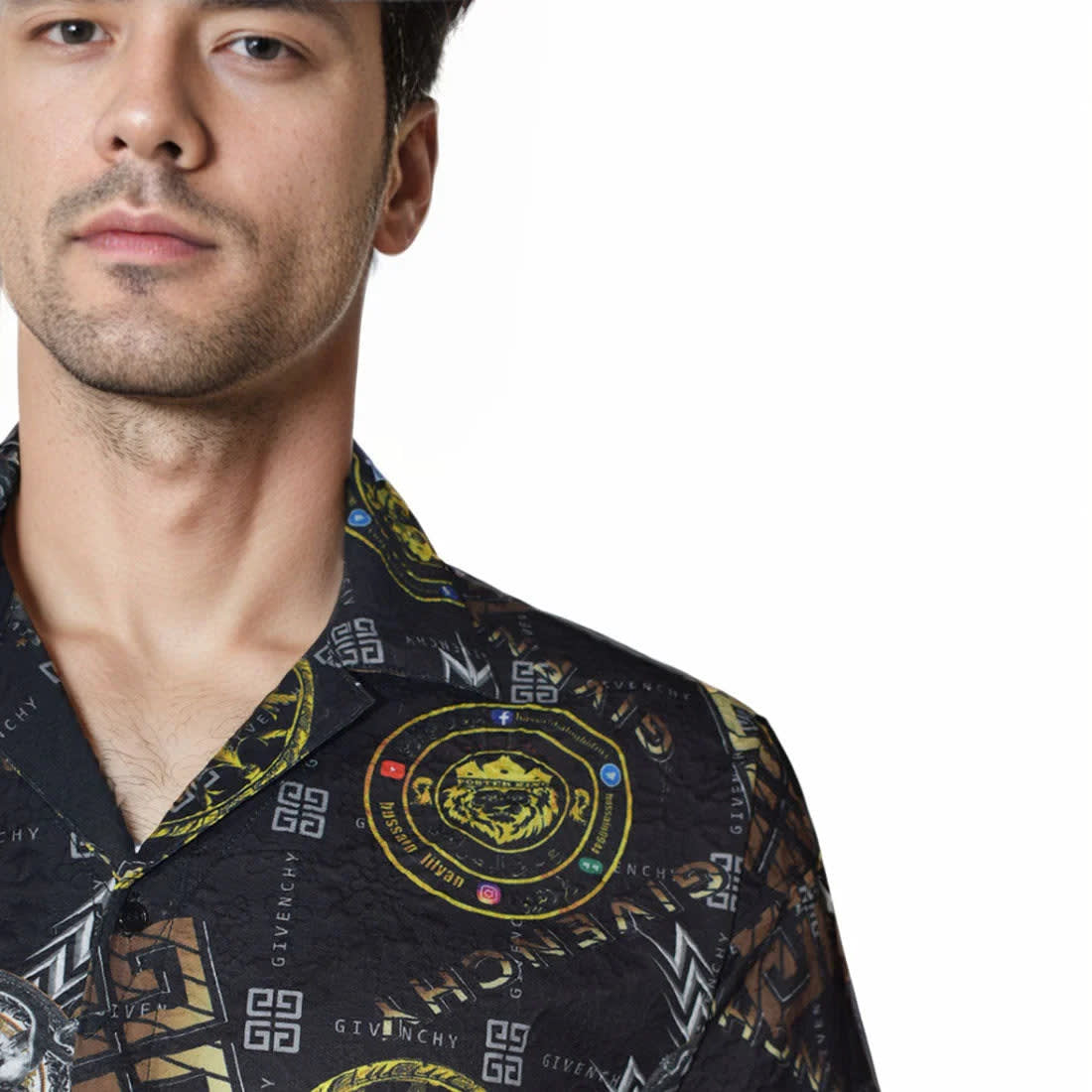 Givenchy Printed Black Premium Quality Shirt-4