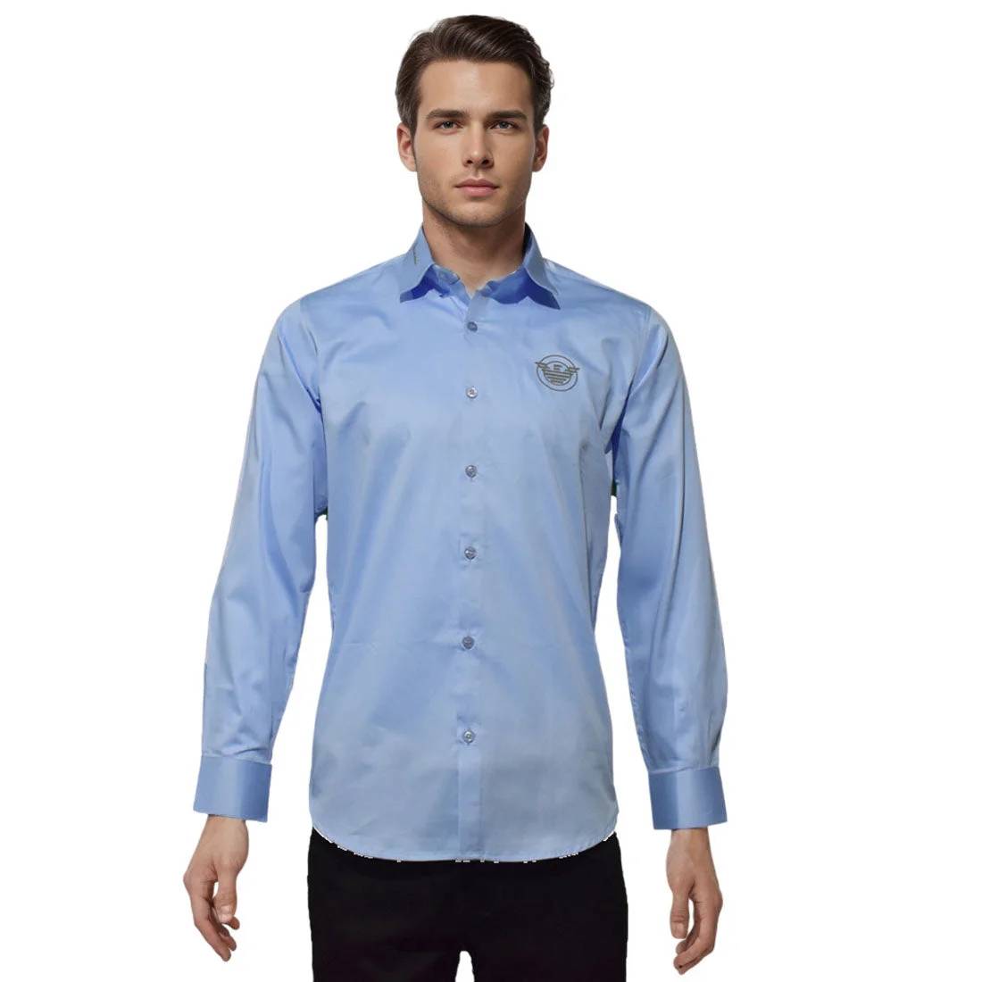 Giorgio Armani Sky Blue Premium Quality Shirt-6