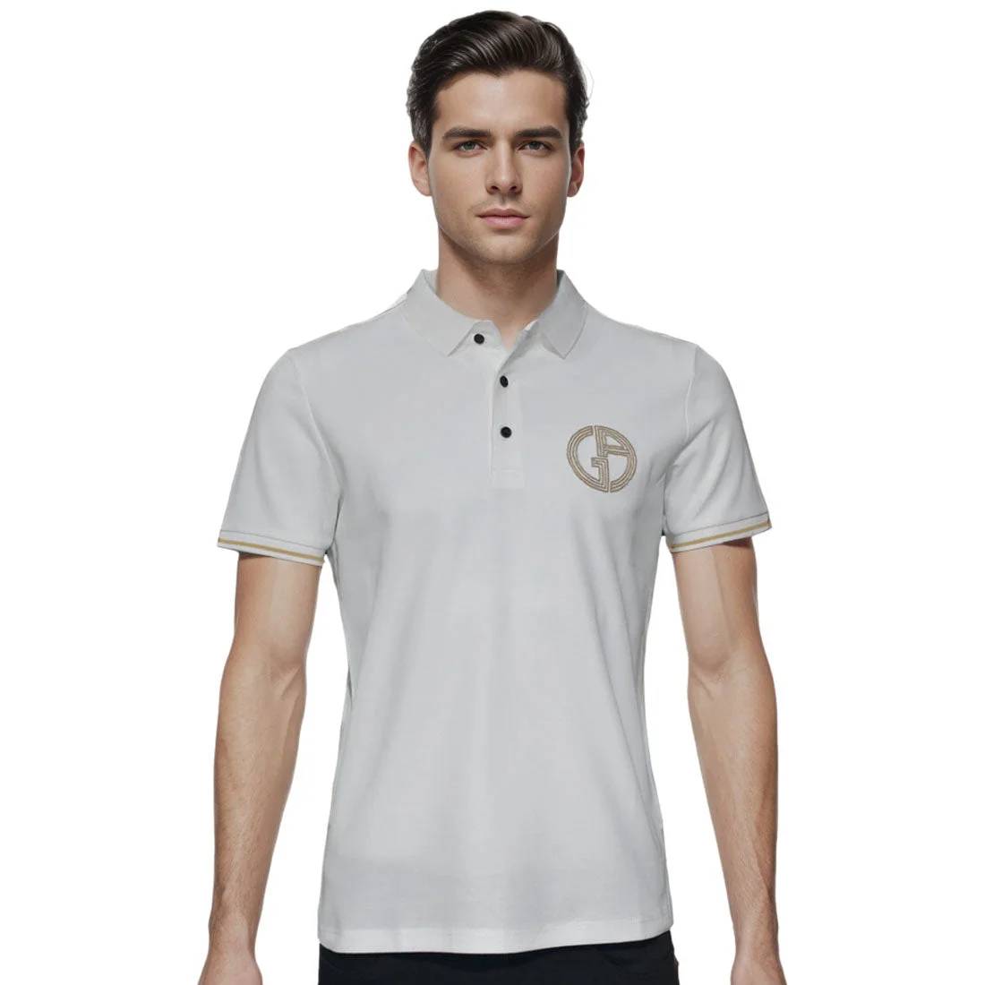 Giorgio Armani White Premium Quality T-shirt-0