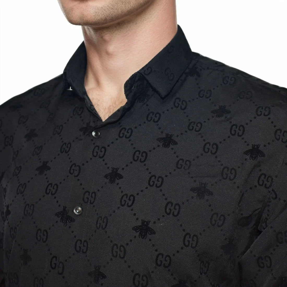Gucci Black Premium Quality Designer Shirt-2