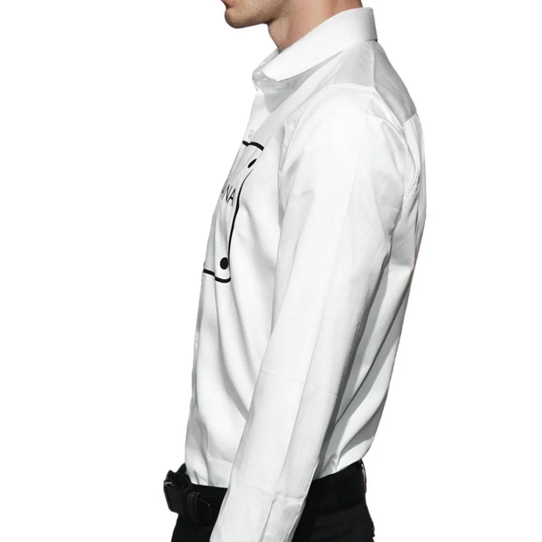 Dolce & Gabbana White Premium Quality Full Sleeve Shirt-3