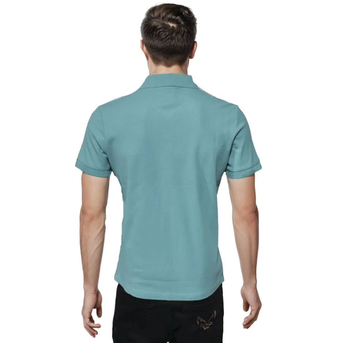 Ferragamo Embroidered logo Mint-Green Premium T-shirt-1