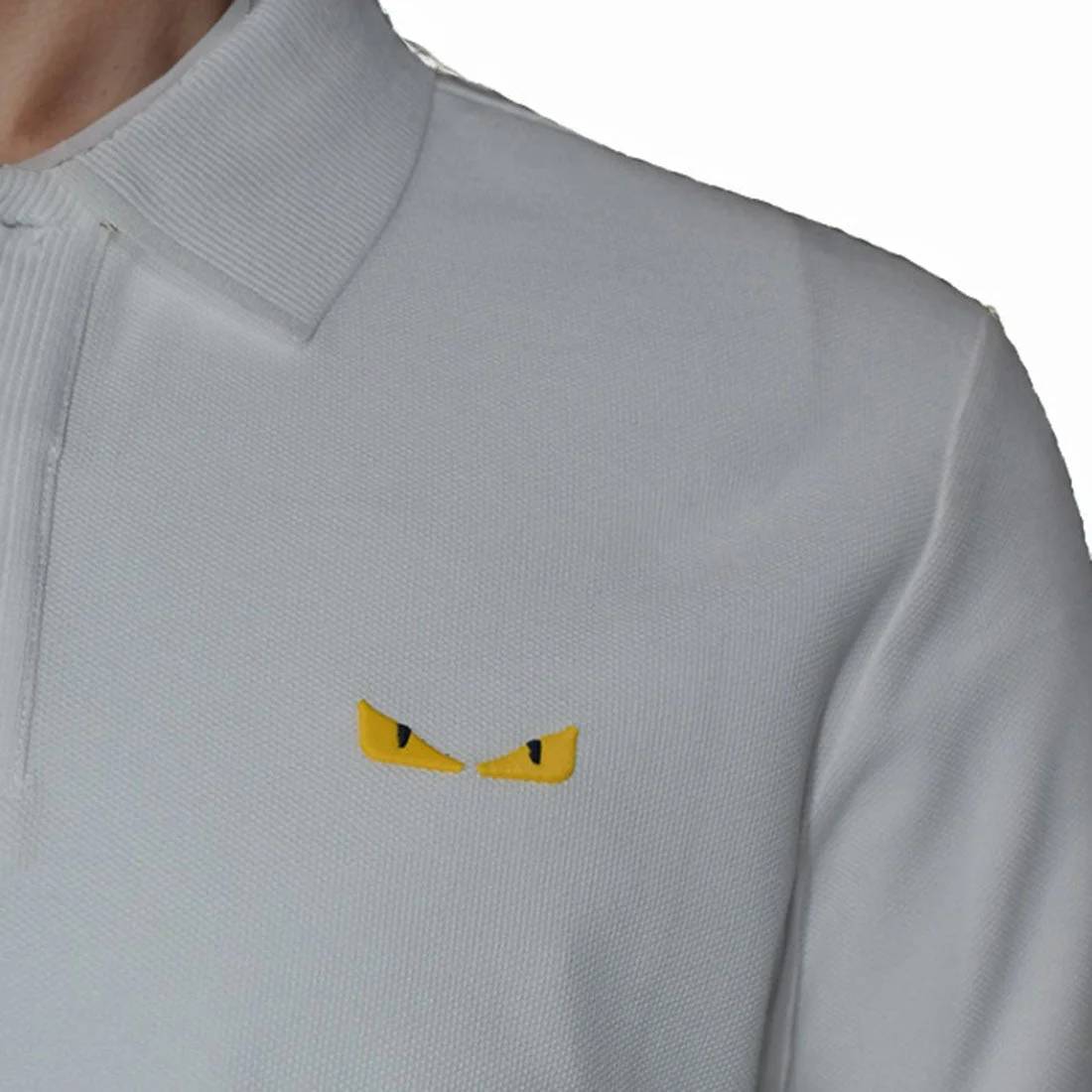 Fendi White Premium Quality T-shirt-2