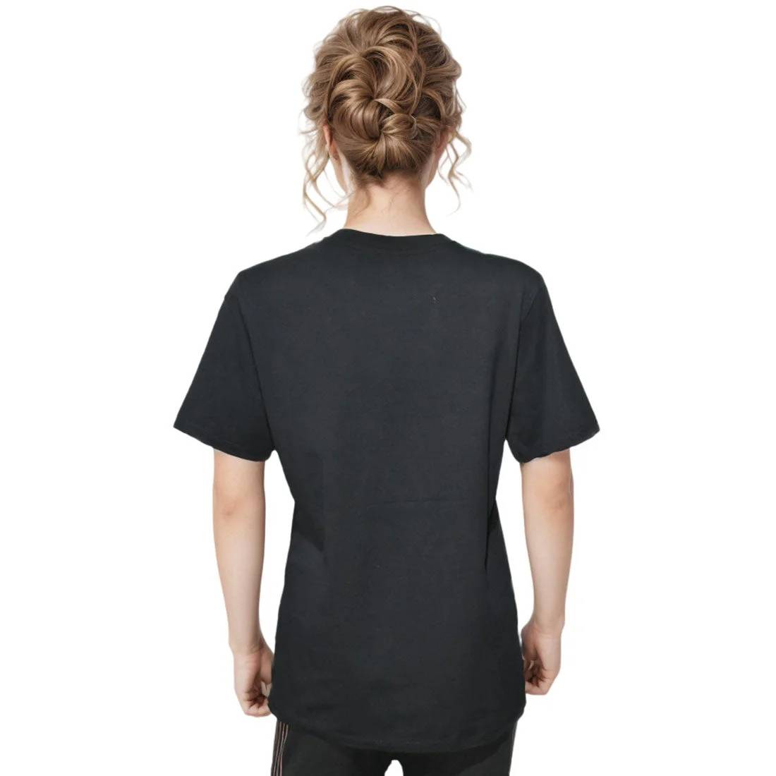 DKNY Black Premium Quality Women T-shirt-1