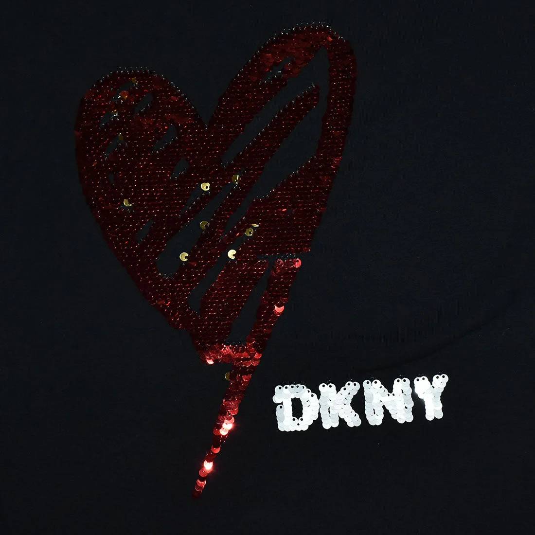 DKNY Black Premium Quality Women T-shirt-3