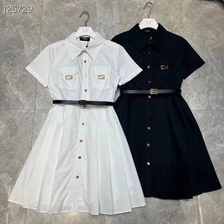 Fendi Premium Quality Short Sleeve Dress-8