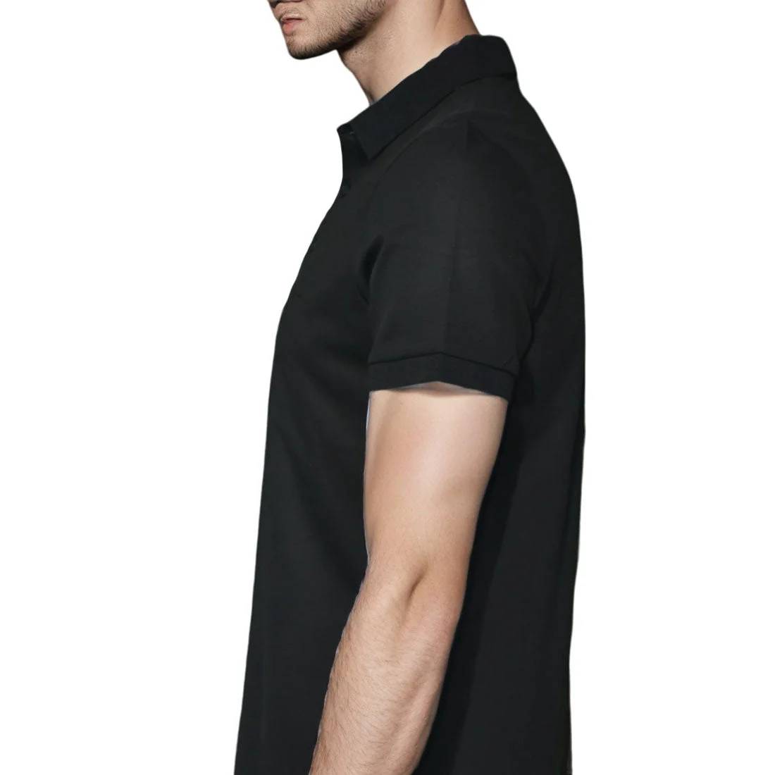 Fendi Embossed logo Black Premium Quality T-shirt-3