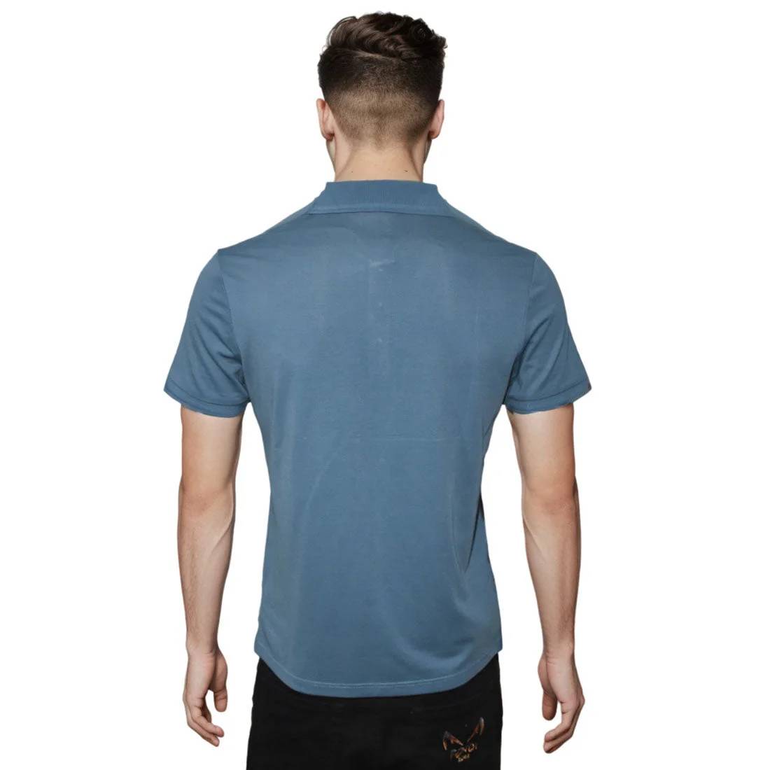 Christian Dior Embroidered logo Blue Premium T-shirt-1