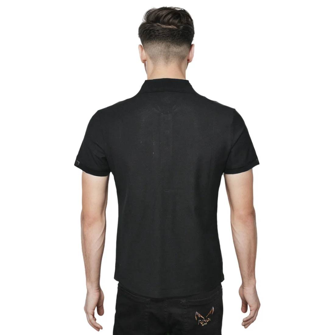Dior Bee Embroidered Black Premium Polo T-shirt-1