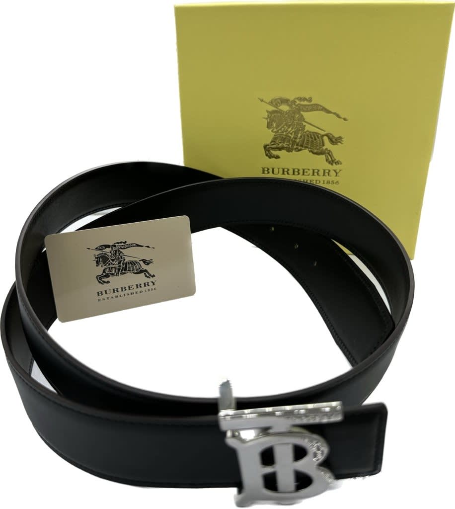 Burberry Black Premium Quality Belt-1