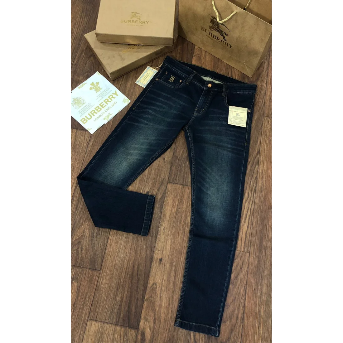 Burberry Blue Premium Quality Jeans-0