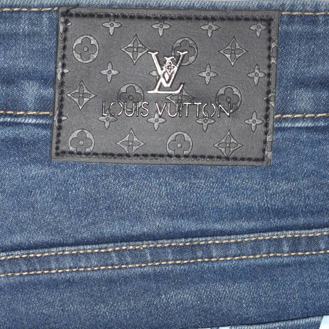 Louis Vuitton Light Blue Premium Quality Jeans-4