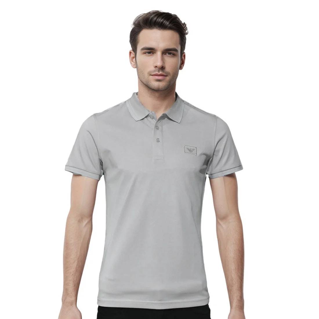 Emporio Armani Grey Premium Quality T-shirt-0