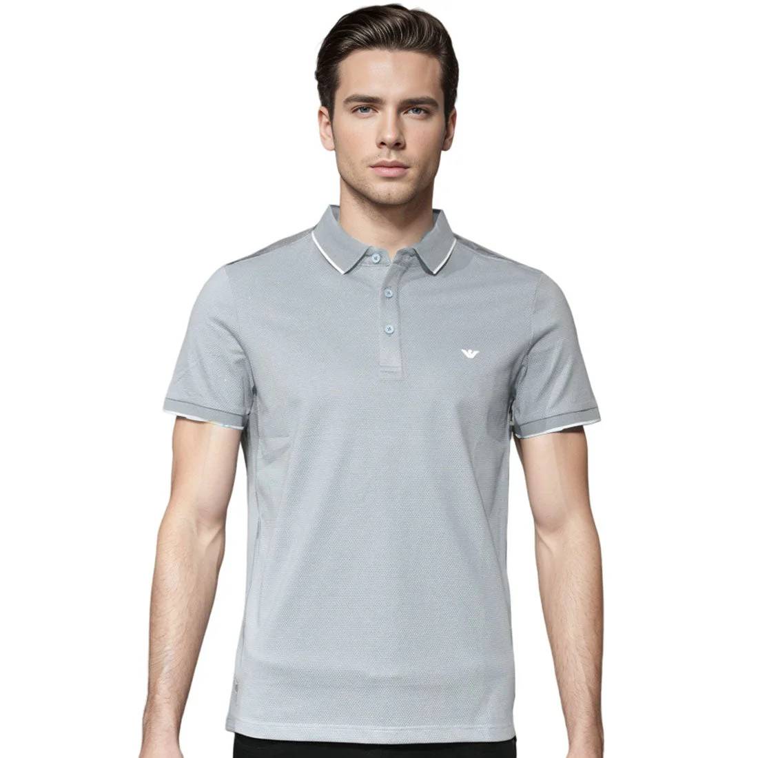 Emporio Armani Light Blue Premium Quality T-shirt-0