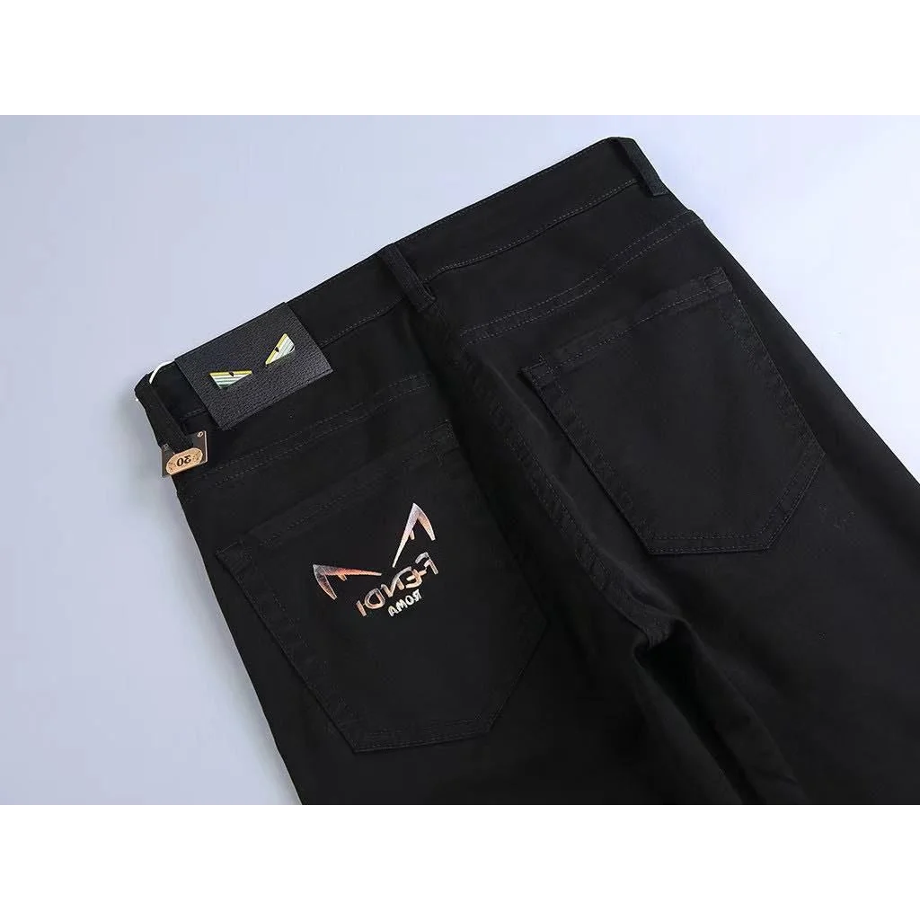 Fendi Black Premium Quality Jeans-2