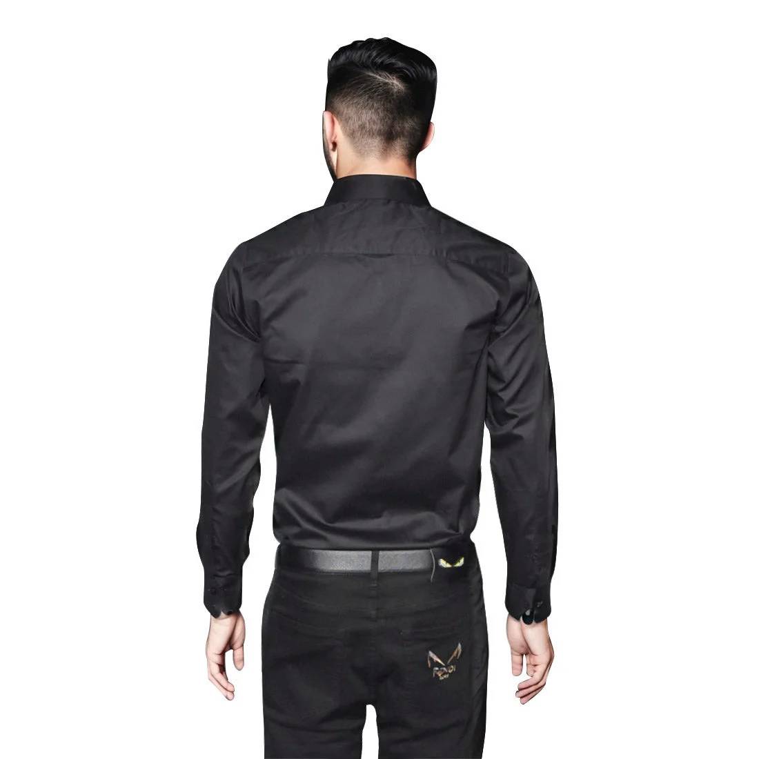 Armani Exchange Printed Black Premium Quality Shirt-1