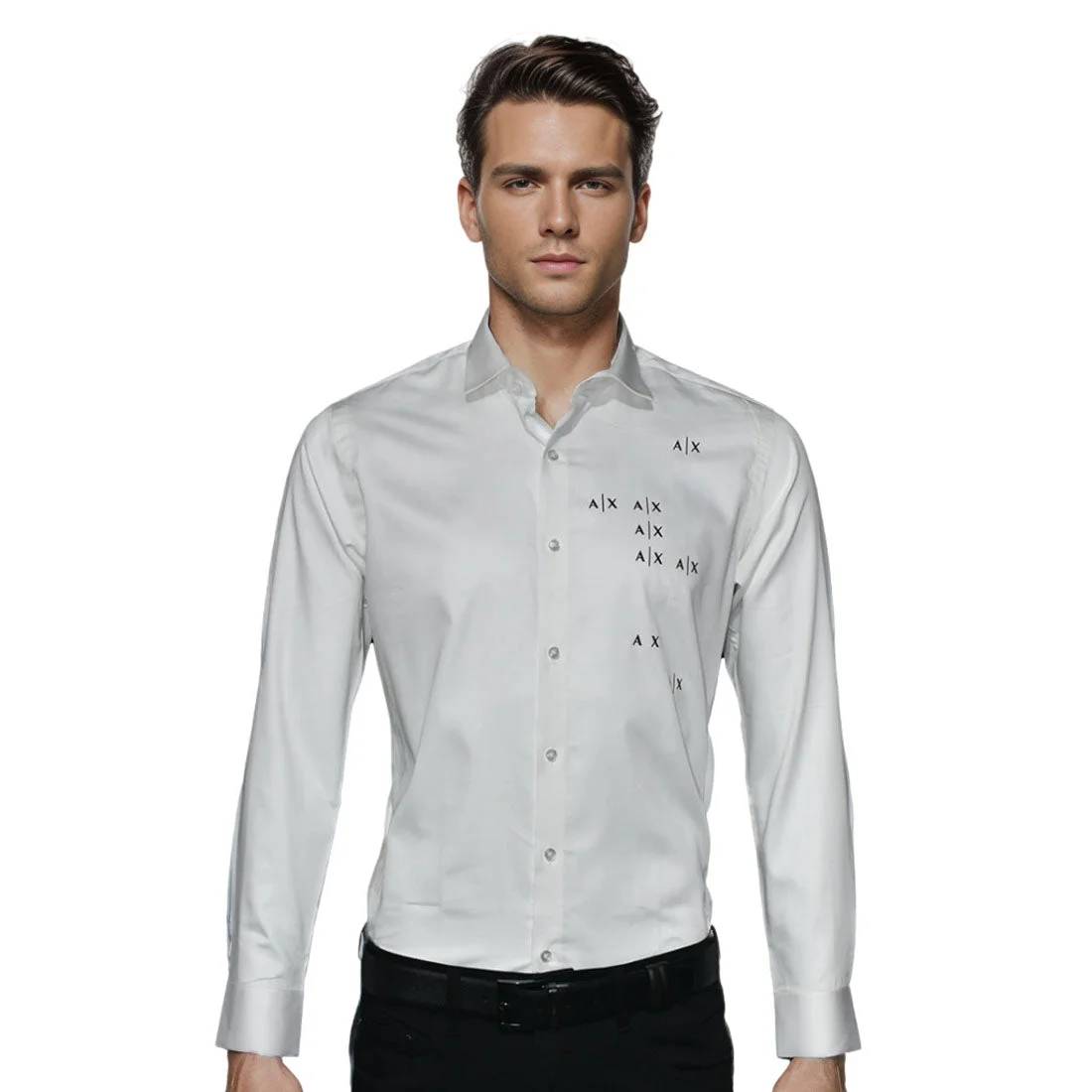 Armani Exchange White Premium Quality Men's Shirt-0