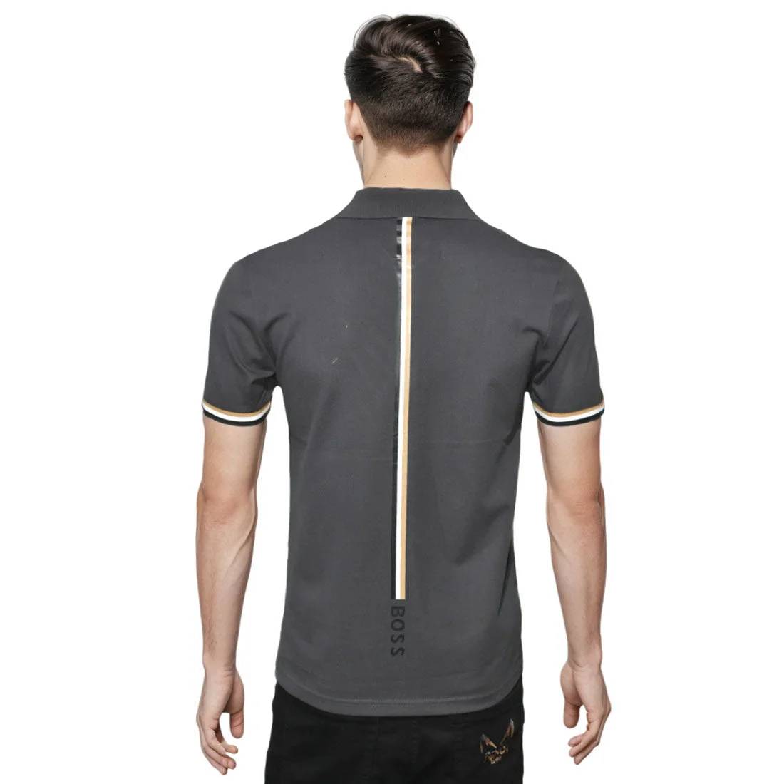 Boss Black Premium Quality Short Sleeve Polo T-shirt-1