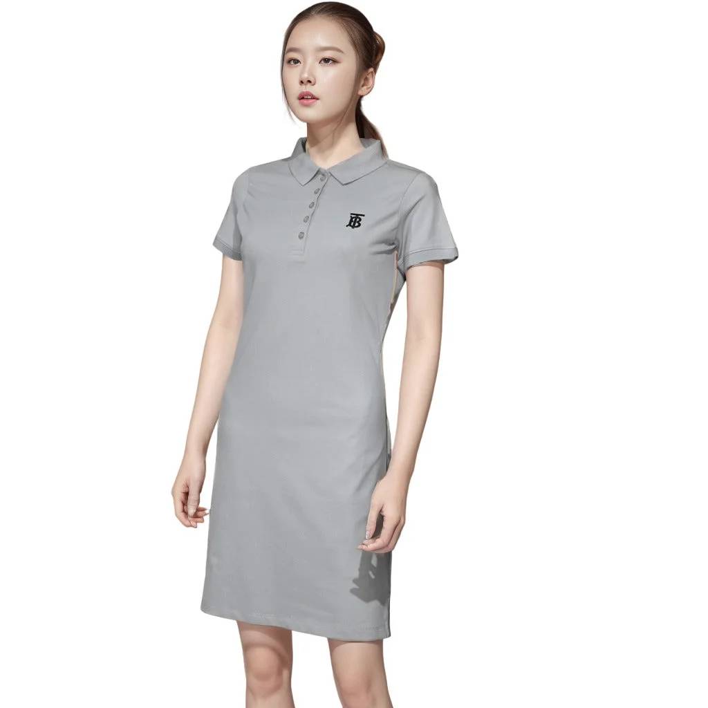 Burberry Grey Premium Quality Dress-0