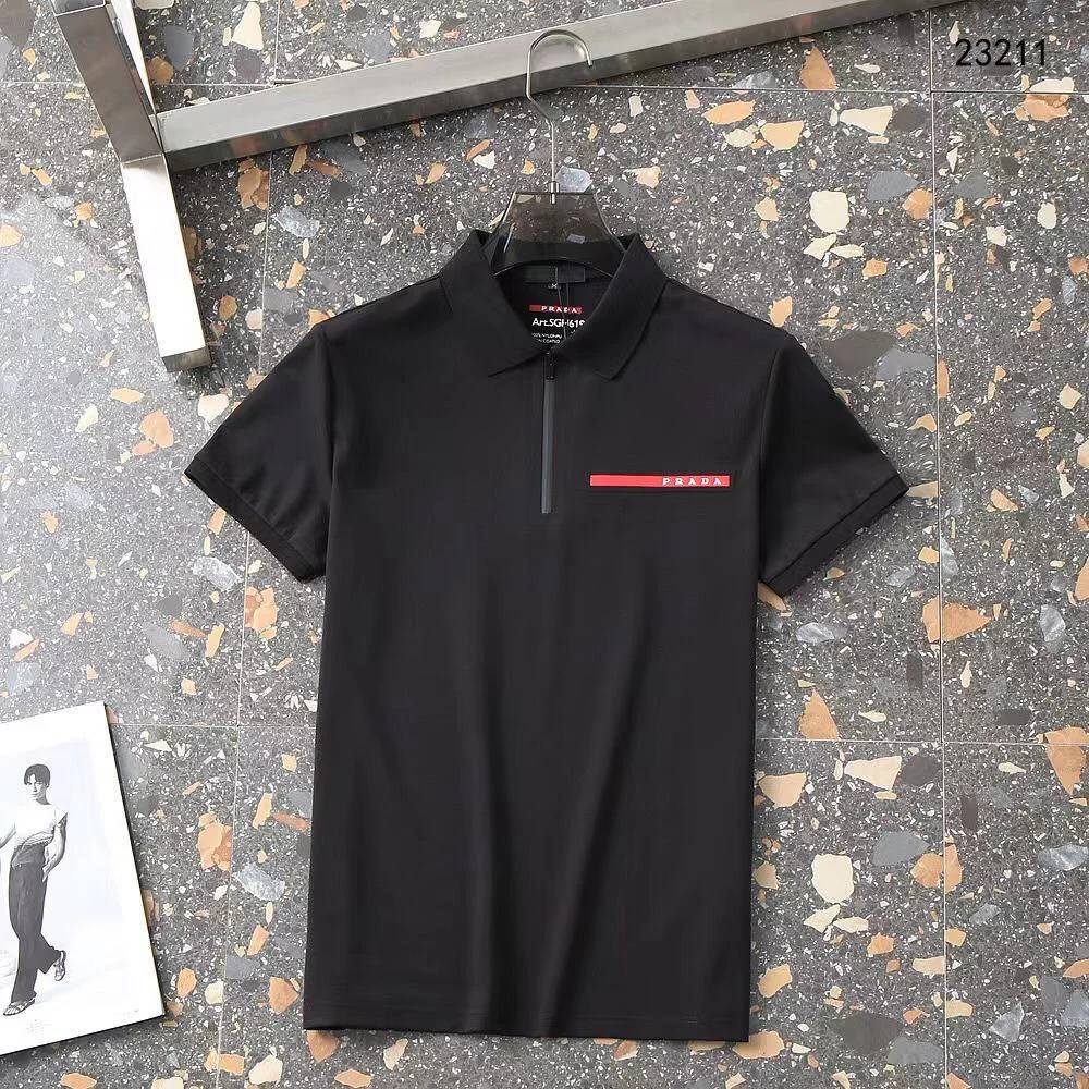 Prada Black Premium Quality Tees-0
