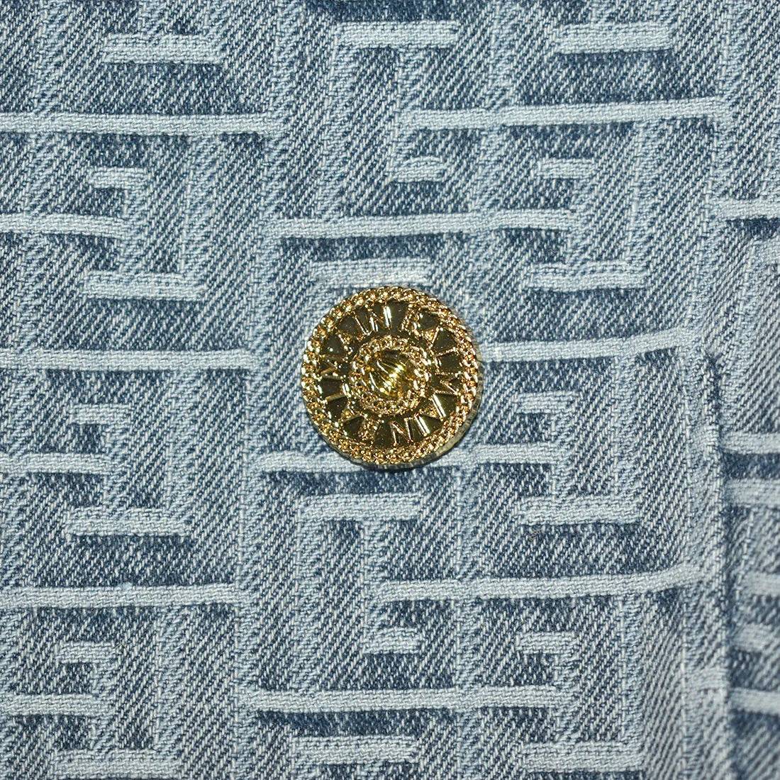 Balmain Blue Premium Quality Dress-4