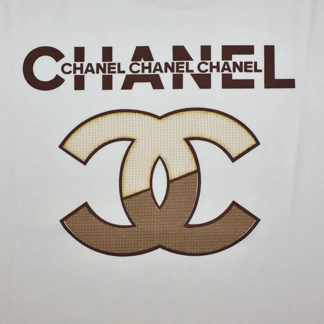 Chanel White Premium Quality Women T-shirt-4