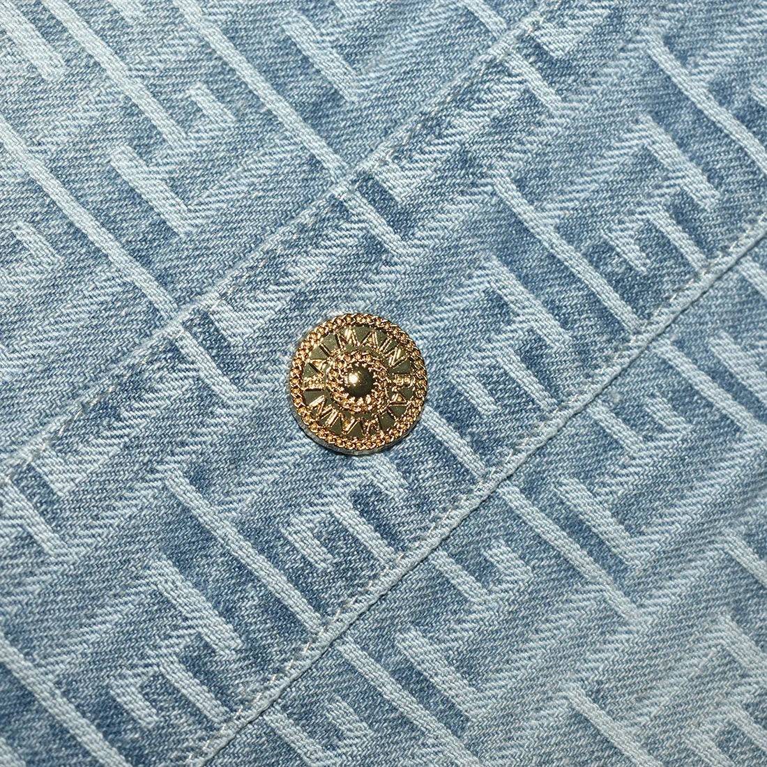 Balmain Paris Blue Premium Quality Dress-4