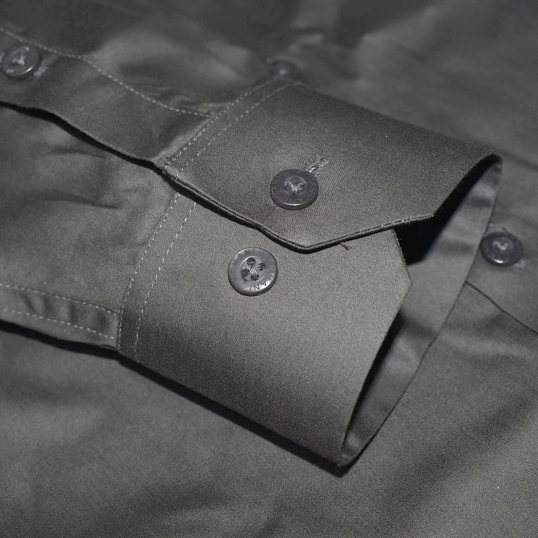 Emporio Armani Grey Premium Logo Print Shirt-3