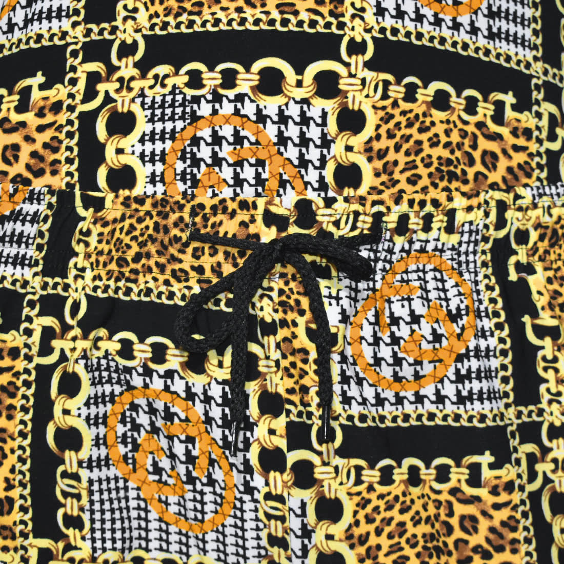 Gucci Printed Golden Premium Quality Shirt & Shorts Combo-3