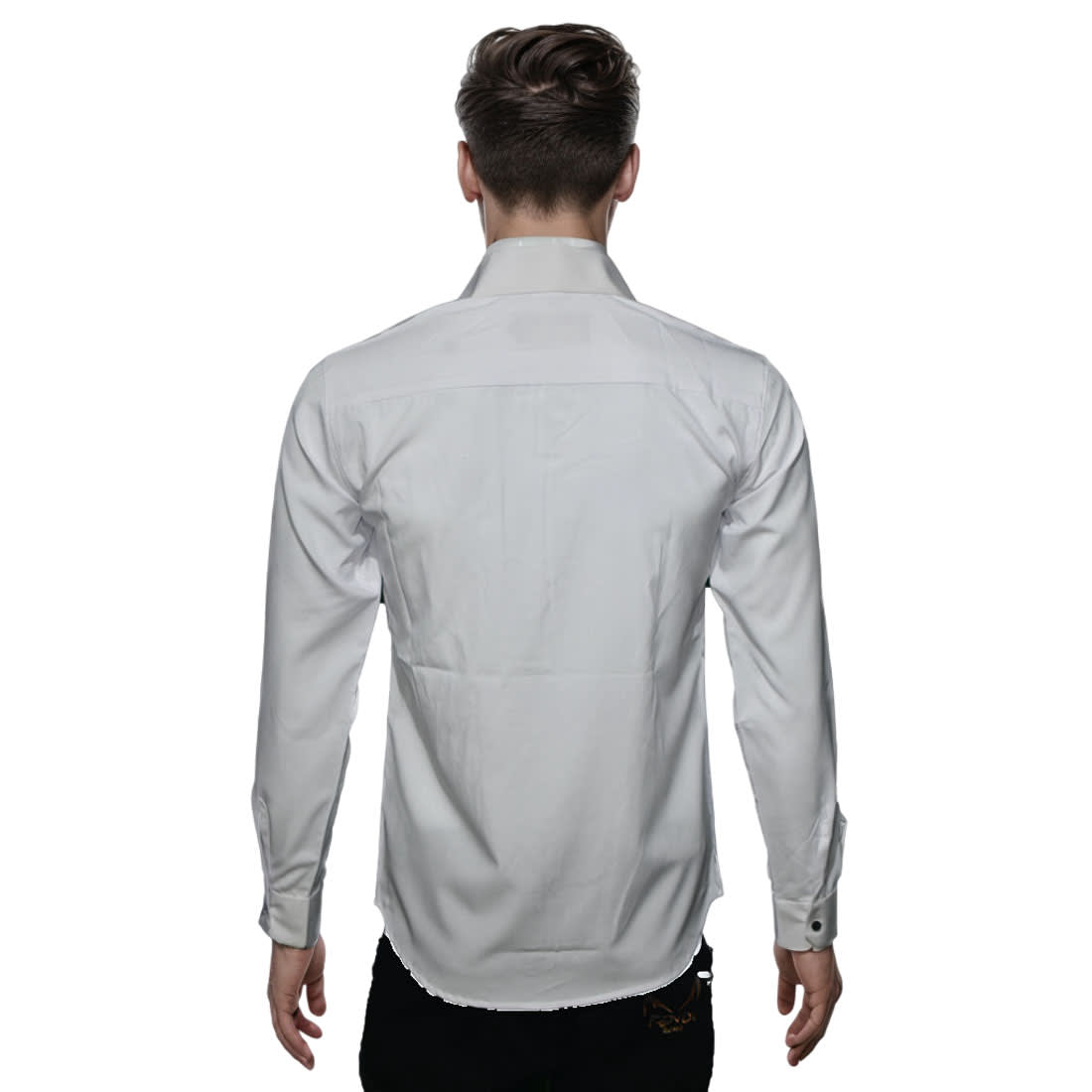 Gucci White Glitter Stone Shirt-1