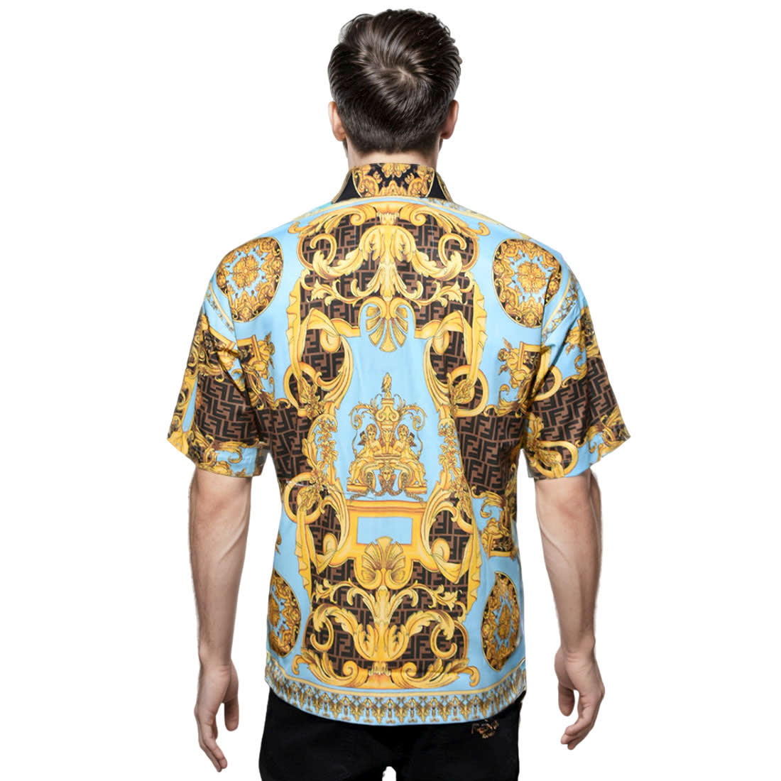 Versace Fendace Gold Baroque Shirt-1