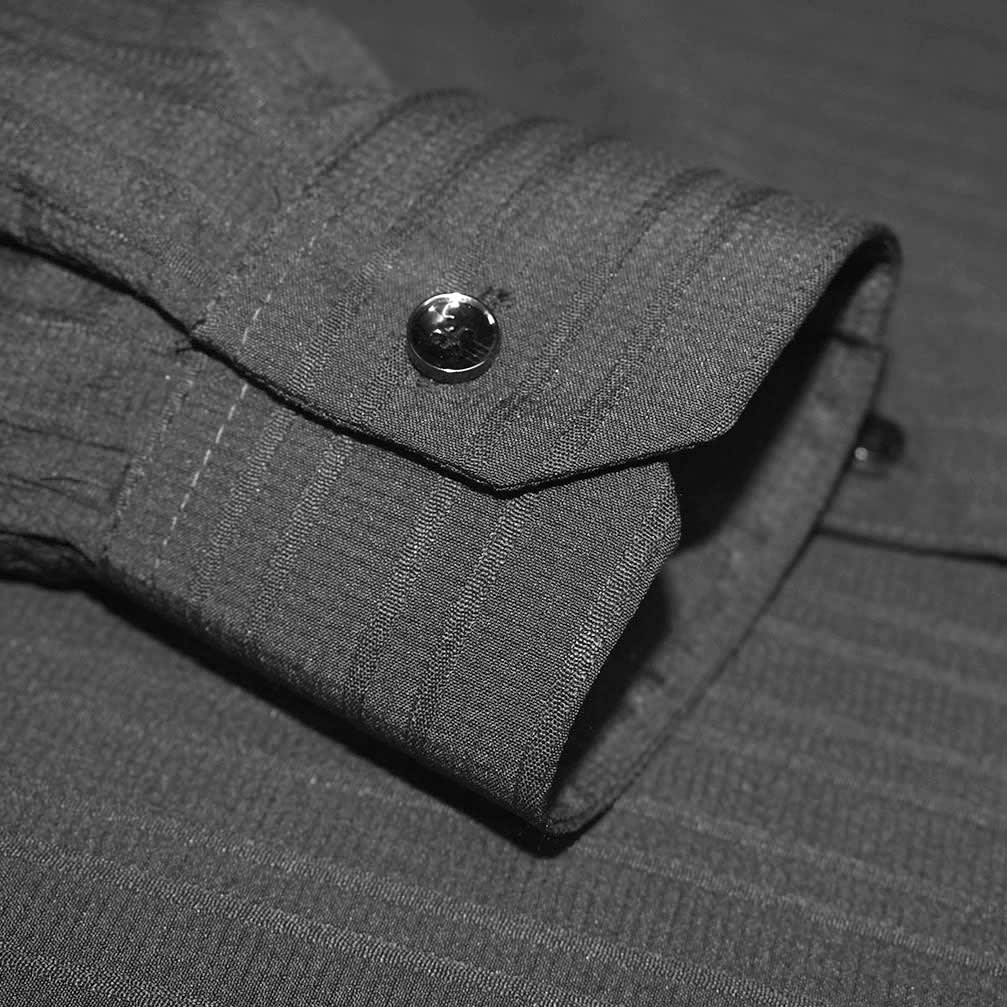 Burberry Embossed Pocket Logo Grey Premium Quality Shirt-5