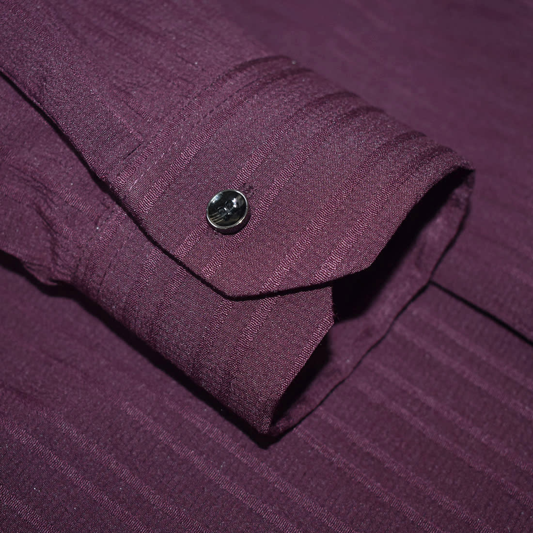 Burberry Embossed Pocket Logo Wine Premium Quality Shirt-5
