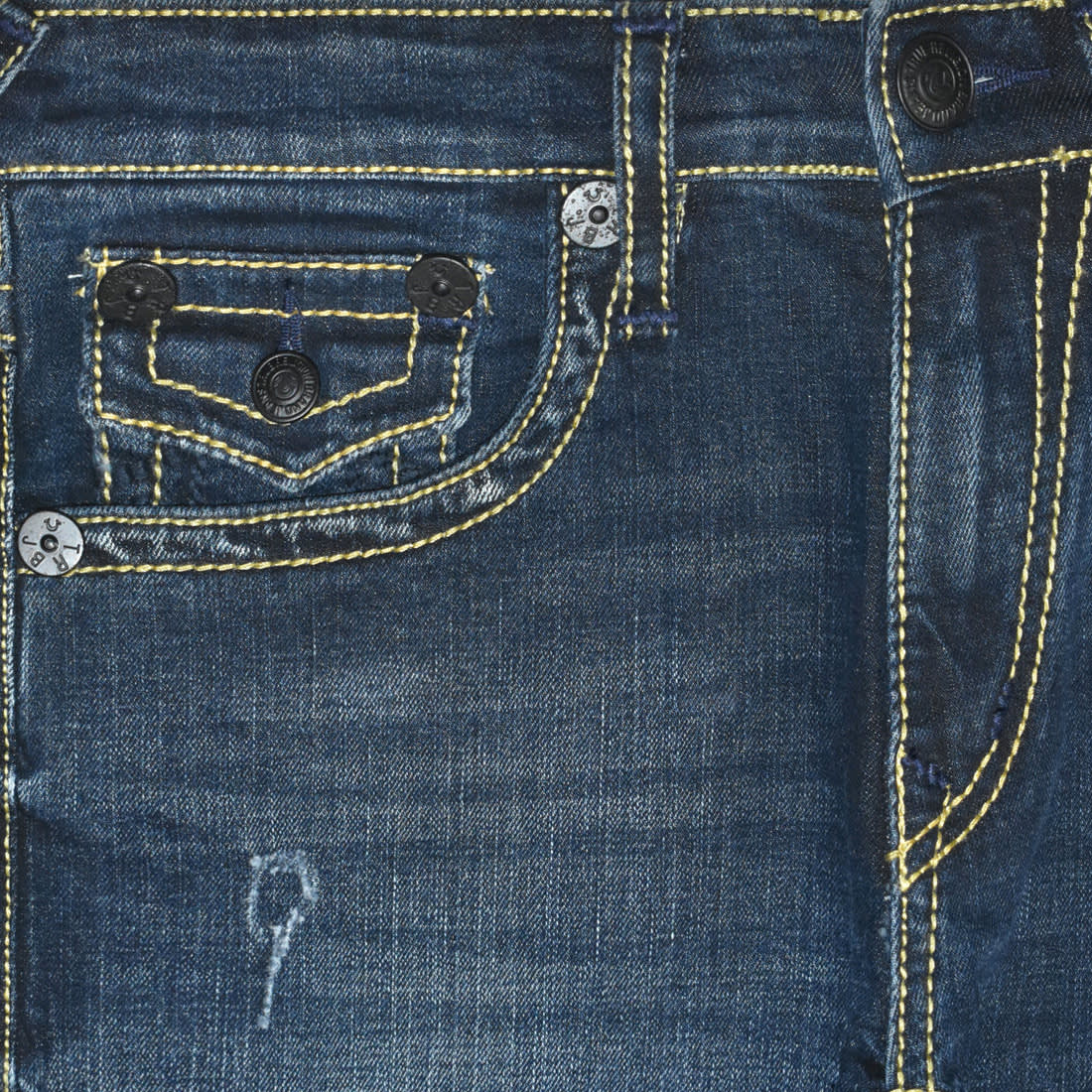 True Religion Dark Blue Premium Quality Denim Jeans-2