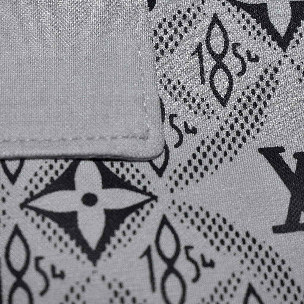 Louis Vuitton Grey Premium Quality T-shirt-3