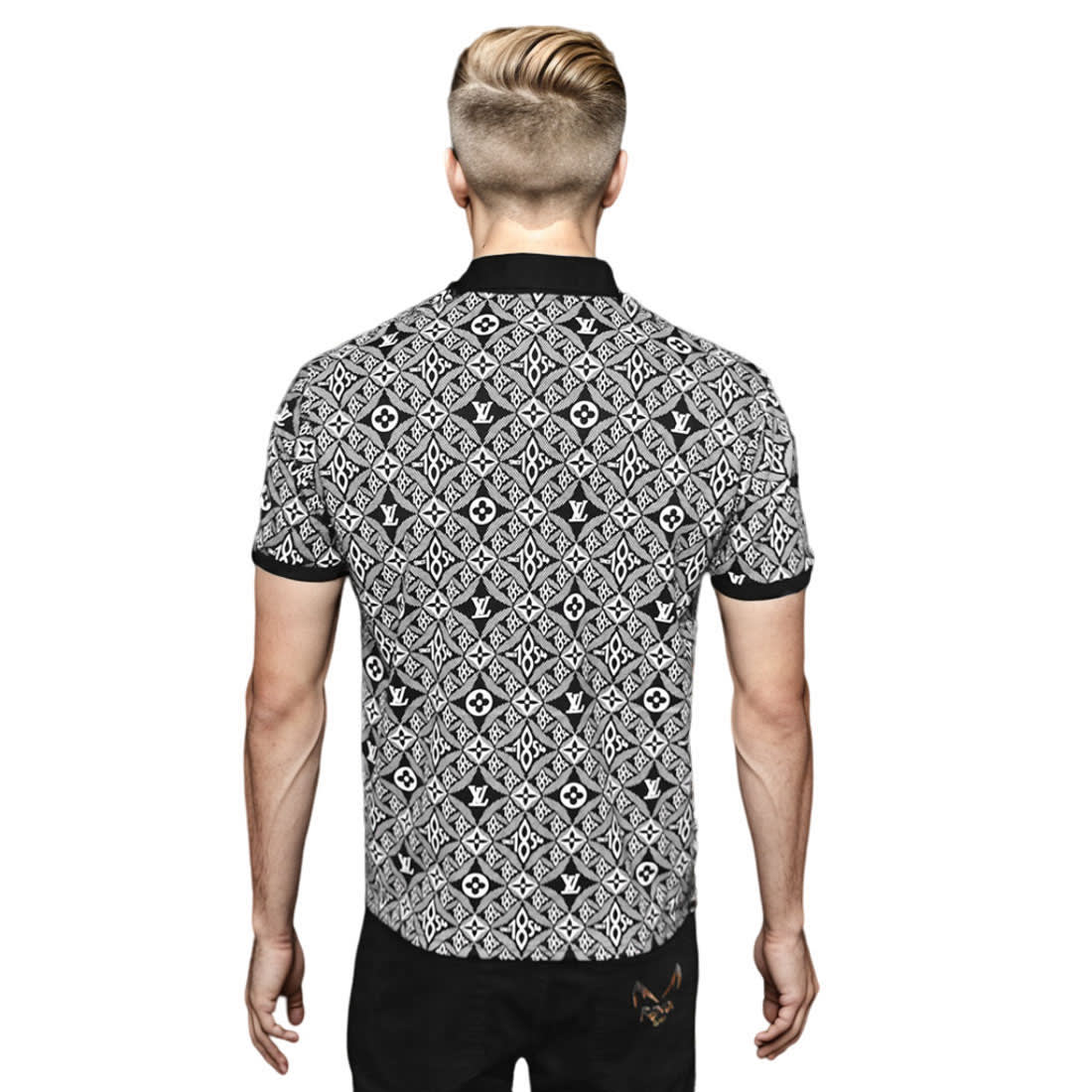 Louis Vuitton Black Premium Quality T-shirt-1