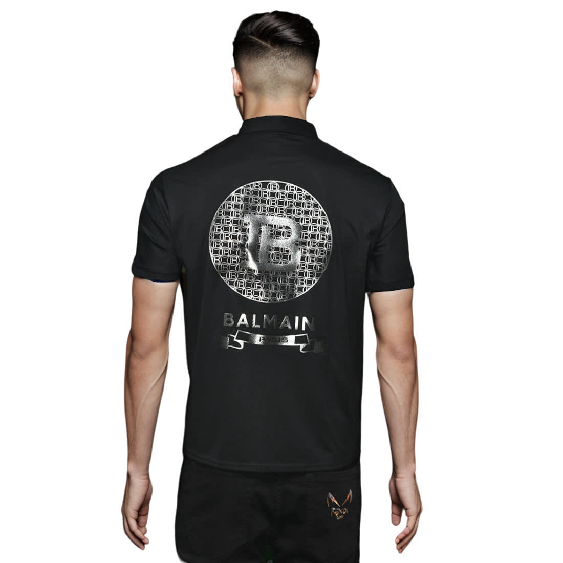 Balmain Black Premium Quality T-shirt-1