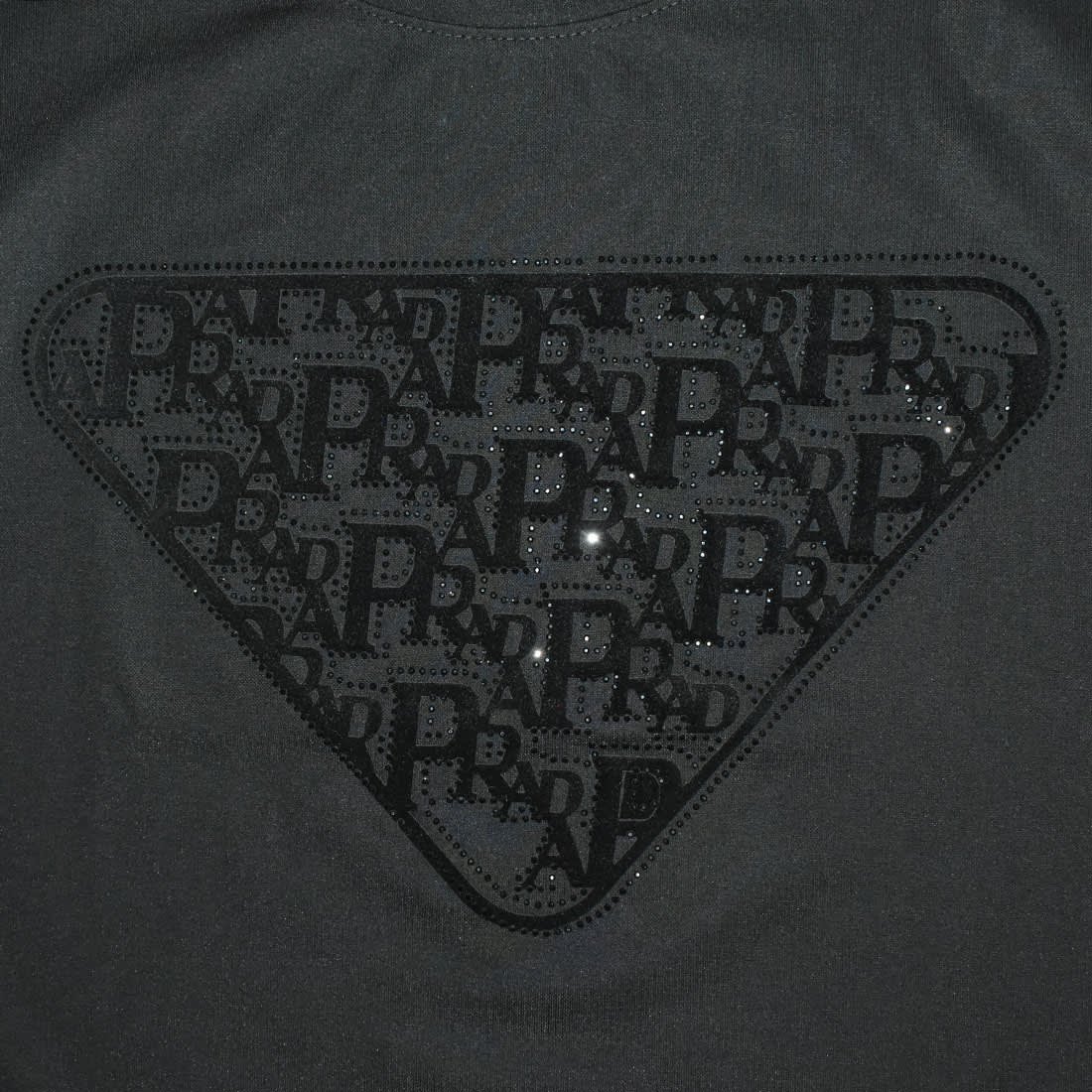 Prada Black Premium Quality T-shirt-3