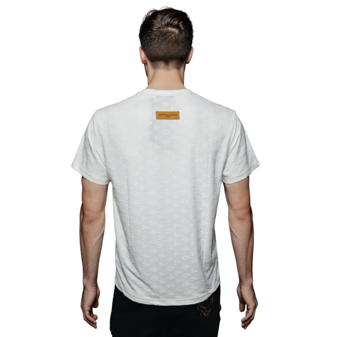 Louis Vuitton White Premium Quality Half Sleeve T-shirt-1