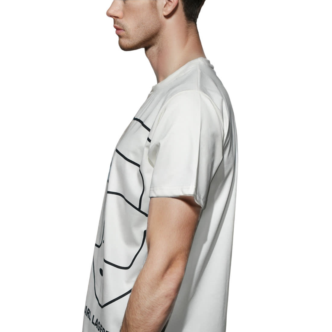Karl Lagerfeld White k-ikonik Premium T-shirt-2