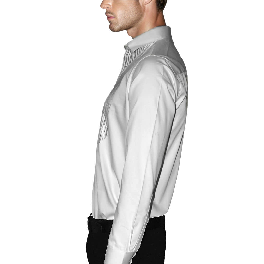 Armani Exchange White Premium Quality Tuxedo Shirt-3