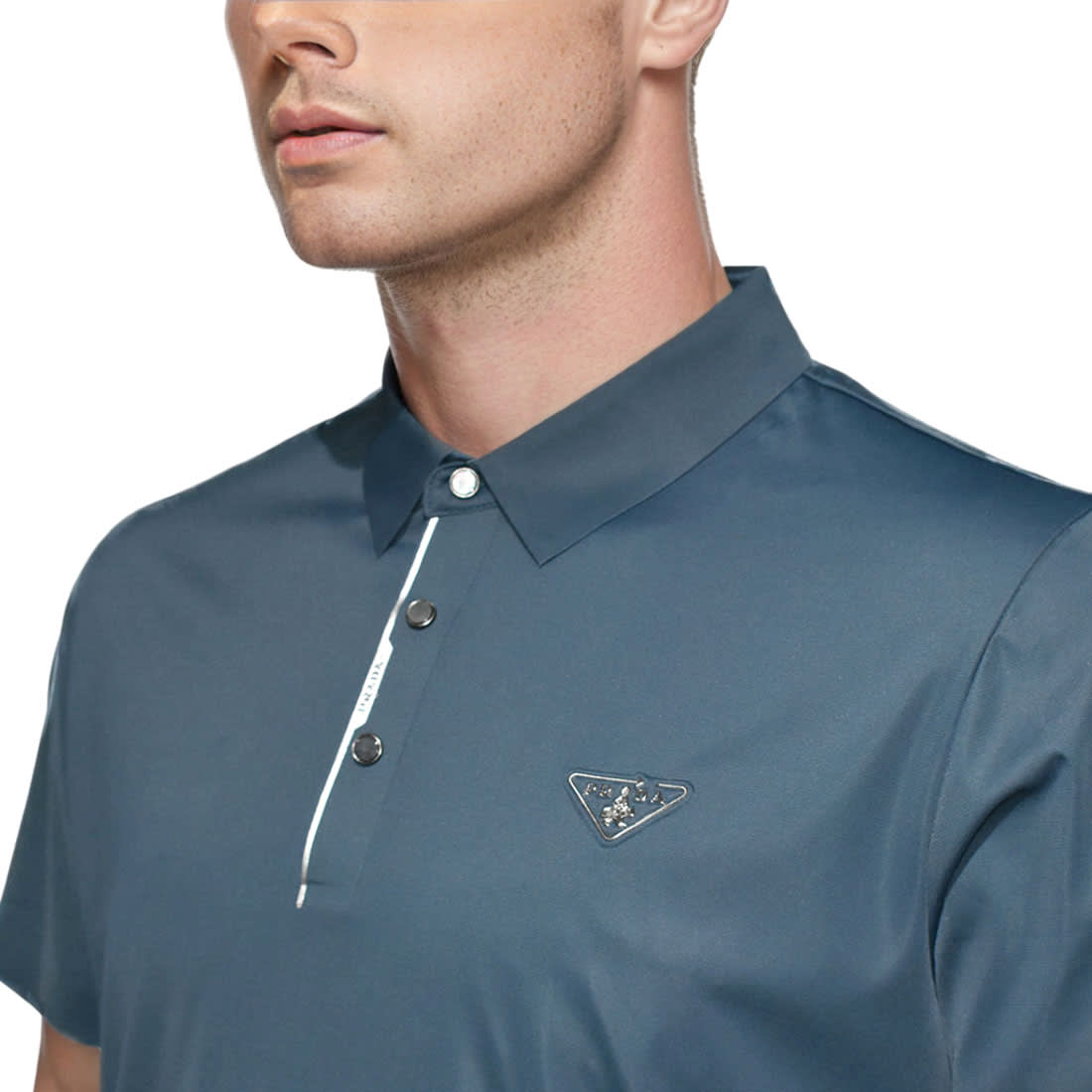 Prada Dark Blue Premium Quality T-shirt-2