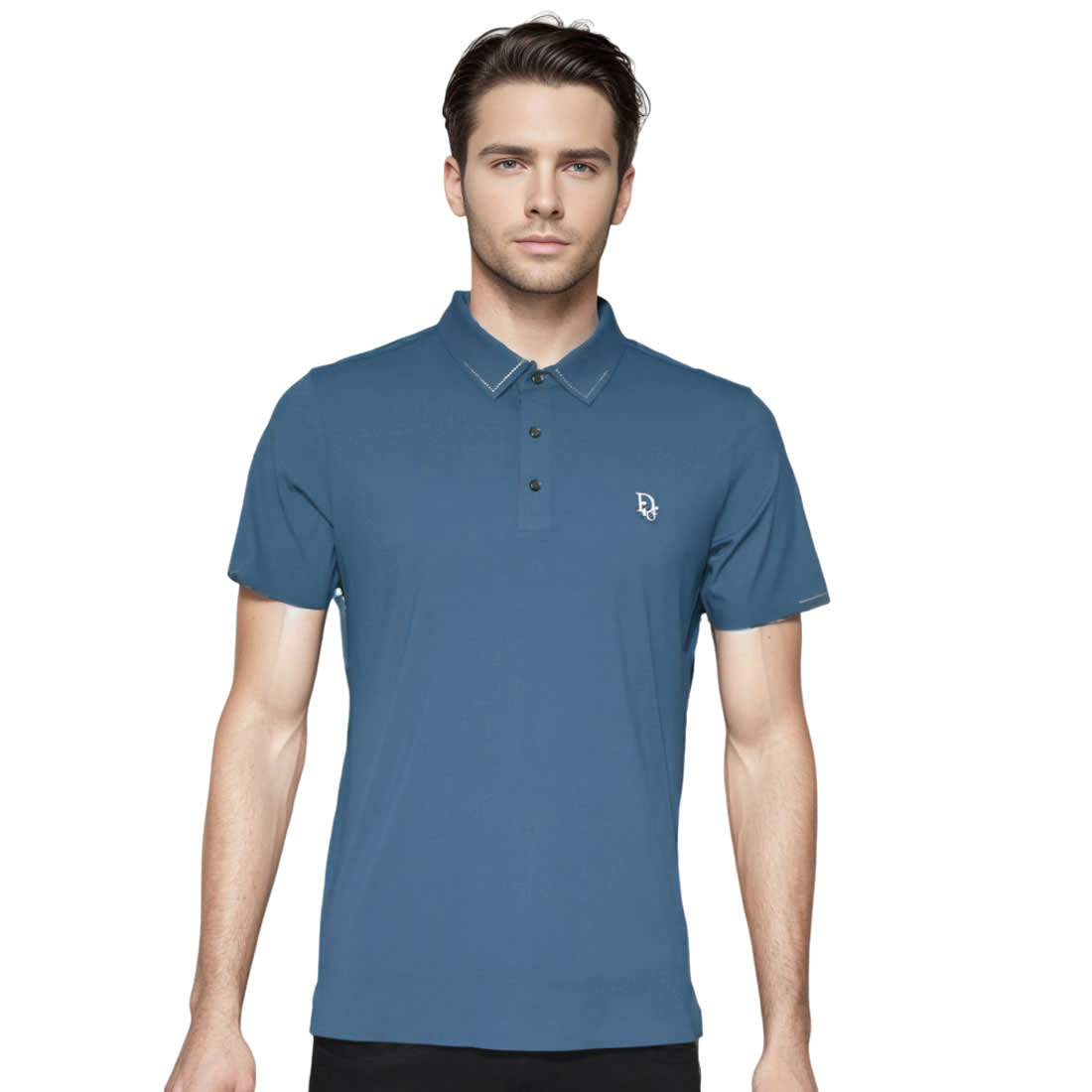 Christion Dior Blue Premium Quality T-shirt-0