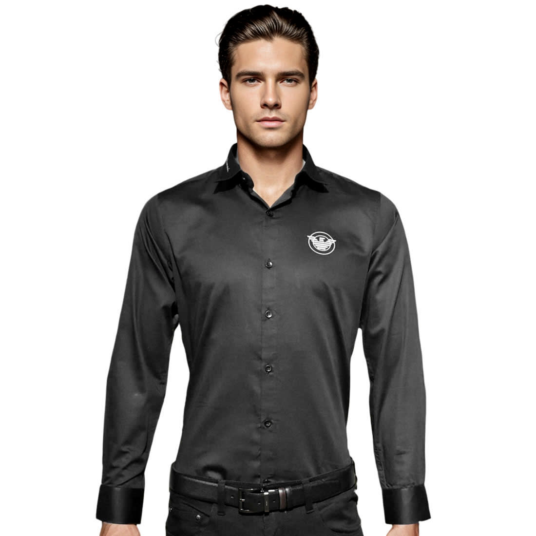 Giorgio Armani Black Premium Quality Shirt-0