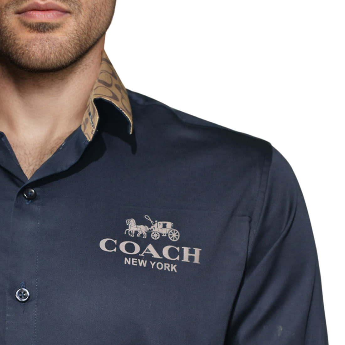 Coach Blue Premium Quality Shirt-4