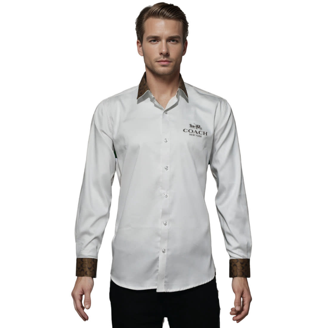 Coach White Premium Quality Shirt-5
